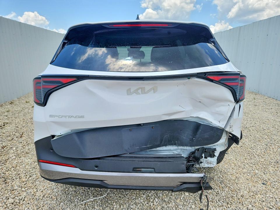 2026 Kia Sportage VIN 5XYK23DF2TG371615 COPART salvage auction — REAR END, FL - CERTIFICATE OF TITLE, sold $7,500 on 2026-07-17 (photo 6)
