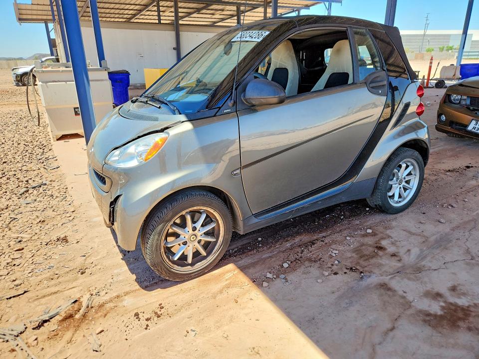 2010 Smart Fortwo VIN WMEEK3BA1AK344810 COPART salvage auction — FRONT END, AZ - CERT OF TITLE - SALVAGE, sold $1,700 on 2026-07-02 (photo 1)