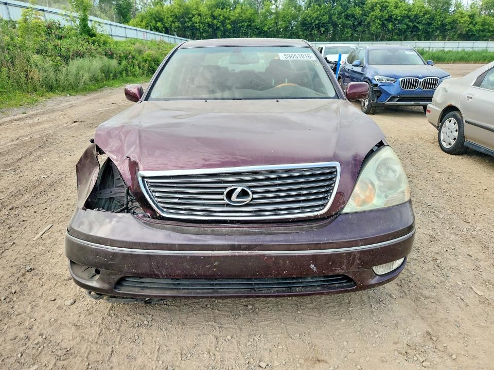 2001 Lexus Ls 430 VIN JTHBN30F810019556 COPART salvage auction — FRONT END, Mi - Certificate Of Title, sold $250 on 2026-07-29 (photo 5)