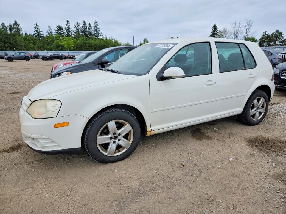 2009 Volkswagen Golf VIN 9BWEL41J594019859 COPART salvage auction — MINOR DENT/SCRATCHES, ON - PERMIT NO BRAND - UNFIT, sold $300 on 2026-07-08 (photo 1)