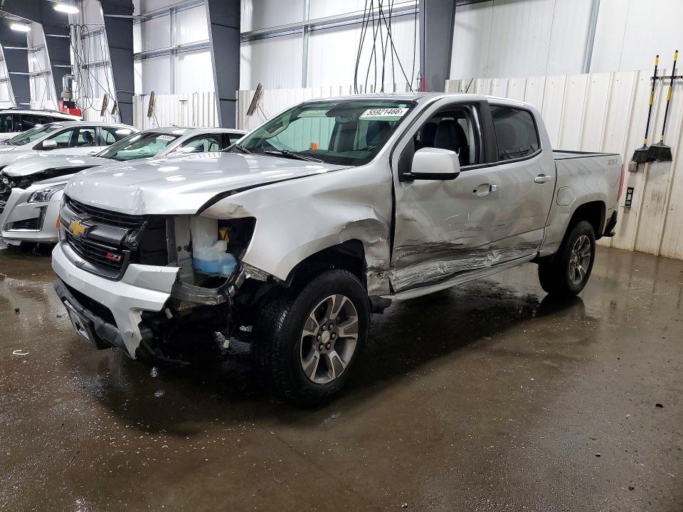 2017 Chevrolet Colorado VIN 1GCGTDEN6H1316025 COPART salvage auction — FRONT END, Mn - Cert Of Title-Salvage, sold $400 on 2026-07-09 (photo 1)