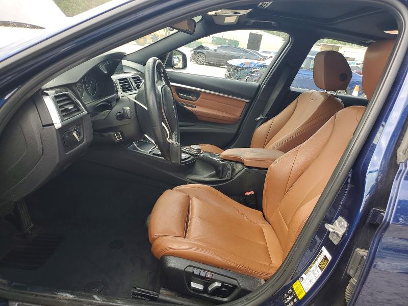 2016 BMW 3er VIN WBA8E3C57GK504716 COPART salvage auction — FRONT END, NC - SALVAGE CERTIFICATE OF TITLE, sold $2,700 on 2026-08-07 (photo 7)