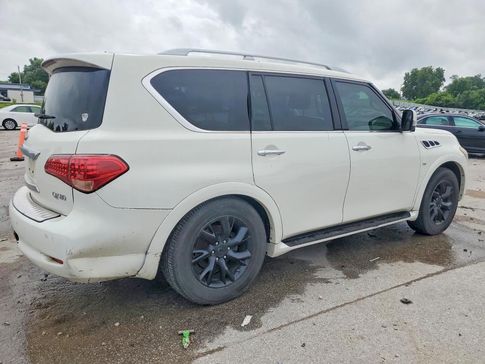 2014 Infiniti Qx80 VIN JN8AZ2NE5E9064486 COPART salvage auction — REAR END, MO - DUPLICATE TITLE, sold $2,800 on 2026-07-17 (photo 3)