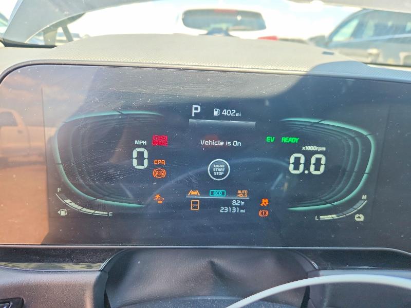 2023 Kia Niro VIN KNDCR3LE0P5099718 COPART salvage auction — SIDE, IL - SALVAGE CERTIFICATE, sold $7,400 on 2026-07-28 (photo 9)