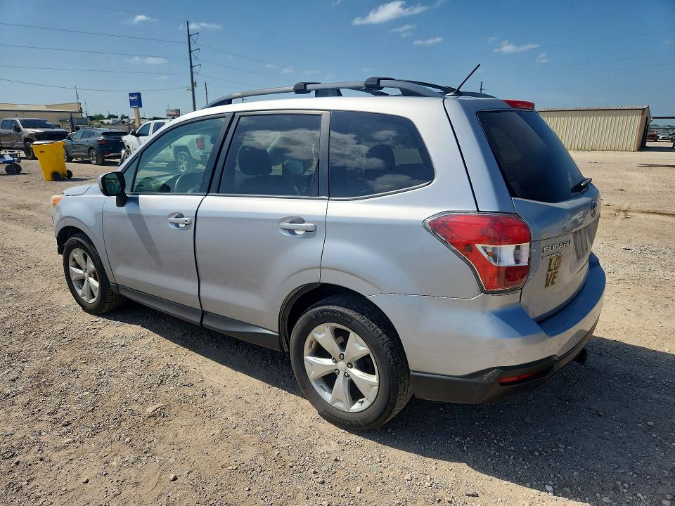 2015 Subaru Forester VIN JF2SJAFC2FH824980 COPART salvage auction — FRONT END, Tx - Salvage Vehicle Title, sold $1,350 on 2026-07-15 (photo 2)