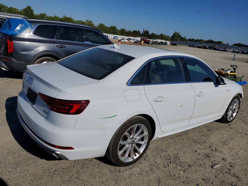 2019 Audi VIN WAUENAF4XKA039485 COPART salvage auction — FRONT END, Ca - Salvage Certificate, sold $5,900 on 2026-07-21 (photo 3)