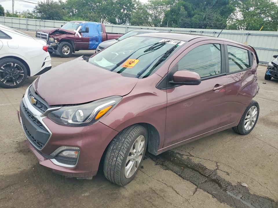 2019 Chevrolet VIN KL8CD6SA8KC742327 COPART salvage auction — FRONT END, Oh - Cert Of Title-Salvage, sold $300 on 2026-07-15 (photo 1)