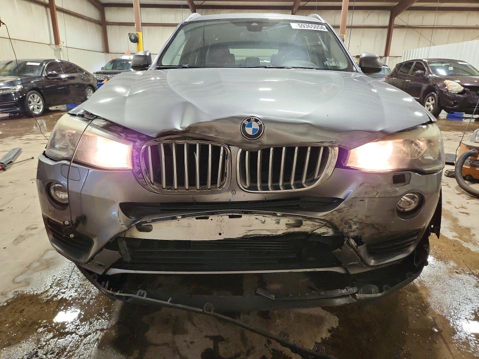 2016 BMW X3 VIN 5UXWX9C56G0D88770 COPART salvage auction — FRONT END, Pa - Certificate Of Salvage, sold $1,200 on 2026-07-17 (photo 5)