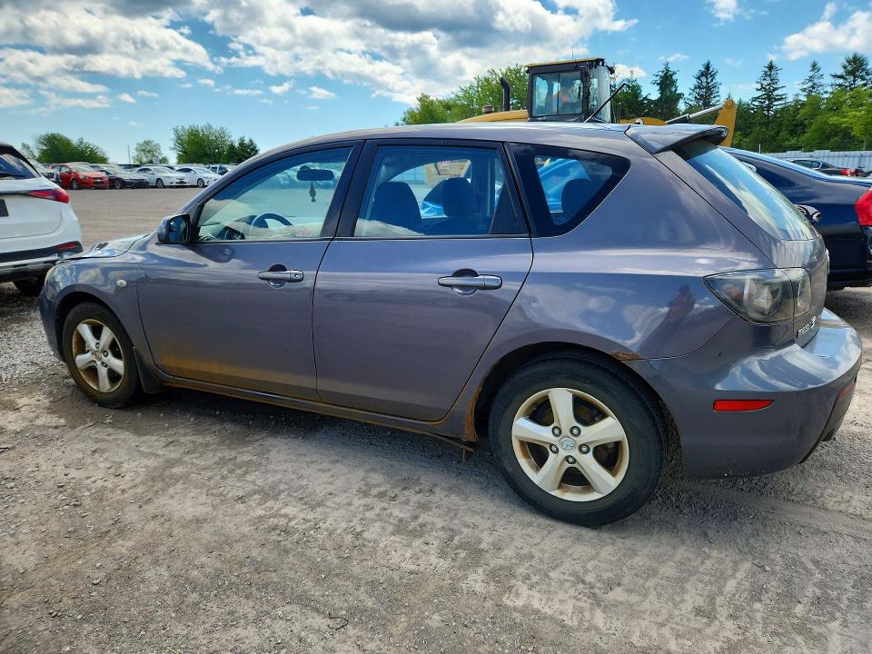 2008 Mazda 3 VIN JM1BK34F981135860 COPART salvage auction — FRONT END, On - Permit No Brand - Unfit, sold $250 on 2026-07-02 (photo 3)