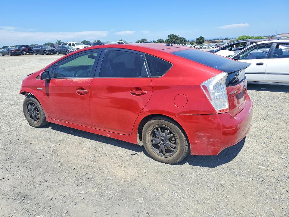 2011 Toyota Prius VIN JTDKN3DU5B1342825 COPART salvage auction — FRONT END, CA - SALVAGE CERTIFICATE, sold $850 on 2026-07-09 (photo 2)