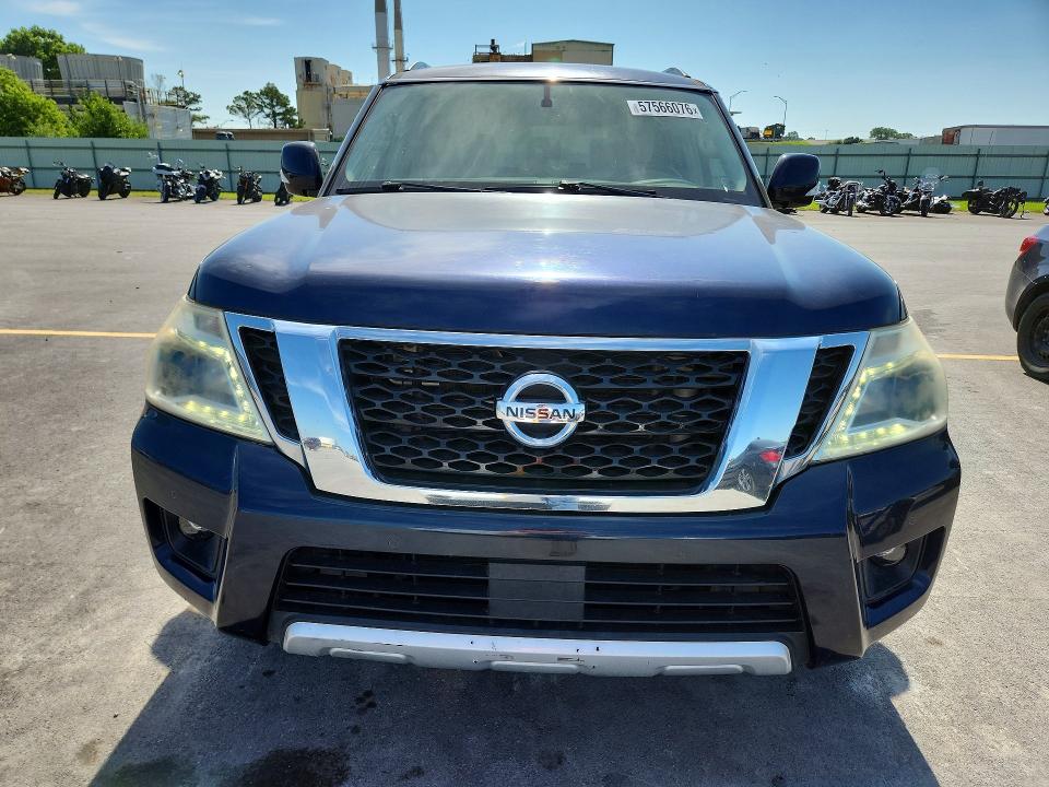 2018 Nissan Armada VIN JN8AY2NC2J9550152 COPART salvage auction — HAIL, Ok - Certificate Of Title (P), sold $5,700 on 2026-07-15 (photo 5)
