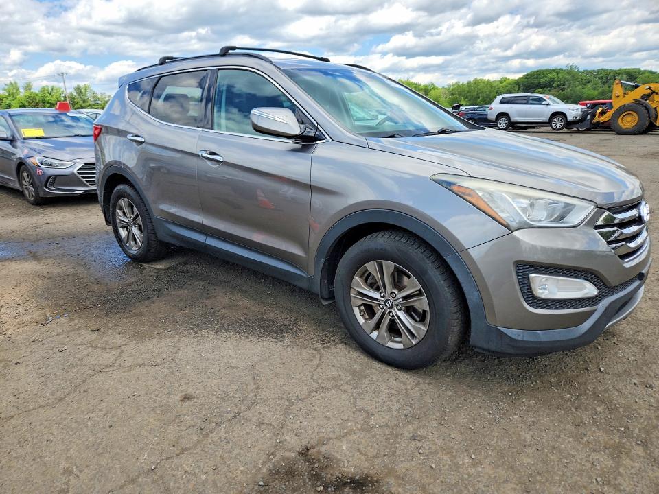 2014 Hyundai Santa fe VIN 5XYZUDLB5EG218372 COPART salvage auction — REAR END, Ct - Cert Of Title-Salvage, sold $575 on 2026-07-28 (photo 4)