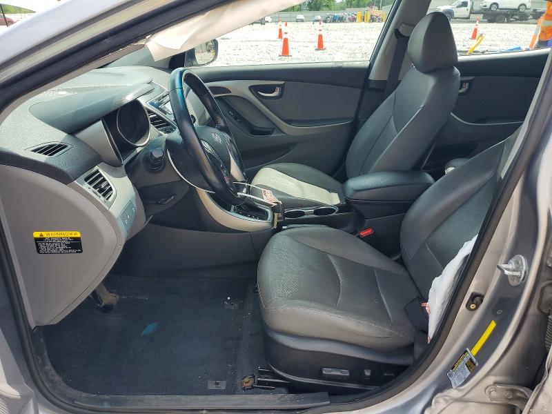 2014 Hyundai Elantra VIN KMHDH4AE2EU156922 COPART salvage auction — SIDE, OH - CERT OF TITLE-SALVAGE, sold $600 on 2026-07-02 (photo 7)
