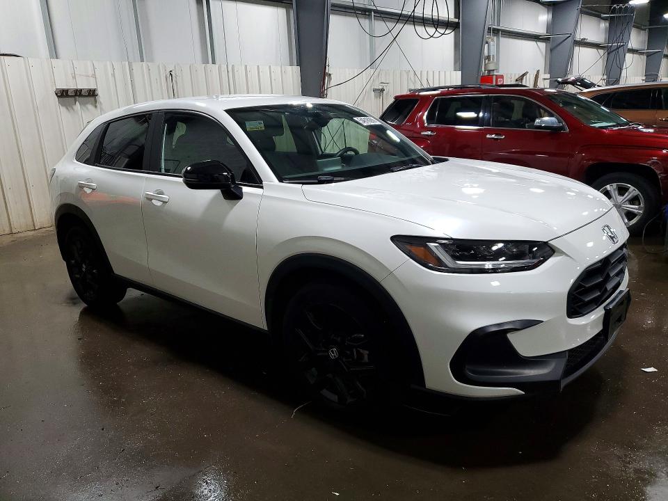 2024 Honda Hr-v VIN 3CZRZ2H57RM755742 COPART salvage auction — HAIL, Mn - Cert Of Title-Salvage, sold $14,700 on 2026-07-28 (photo 4)