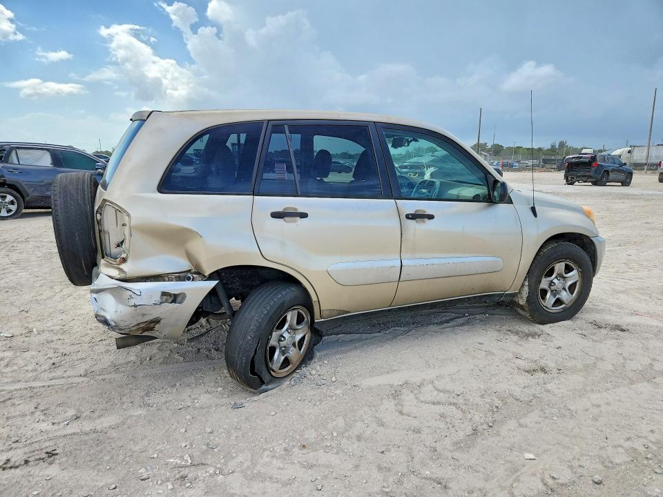 2004 Toyota Rav 4 VIN JTEGD20V140039384 COPART salvage auction — REAR END, FL - CERT OF TITLE SLVG REBUILDABLE, sold $500 on 2026-07-28 (photo 3)