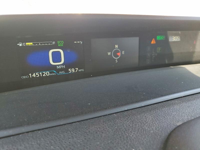 2021 Toyota Prius VIN JTDKAMFPXM3172655 COPART salvage auction — FRONT END, Ca - Salvage Certificate, sold $8,200 on 2026-07-22 (photo 9)