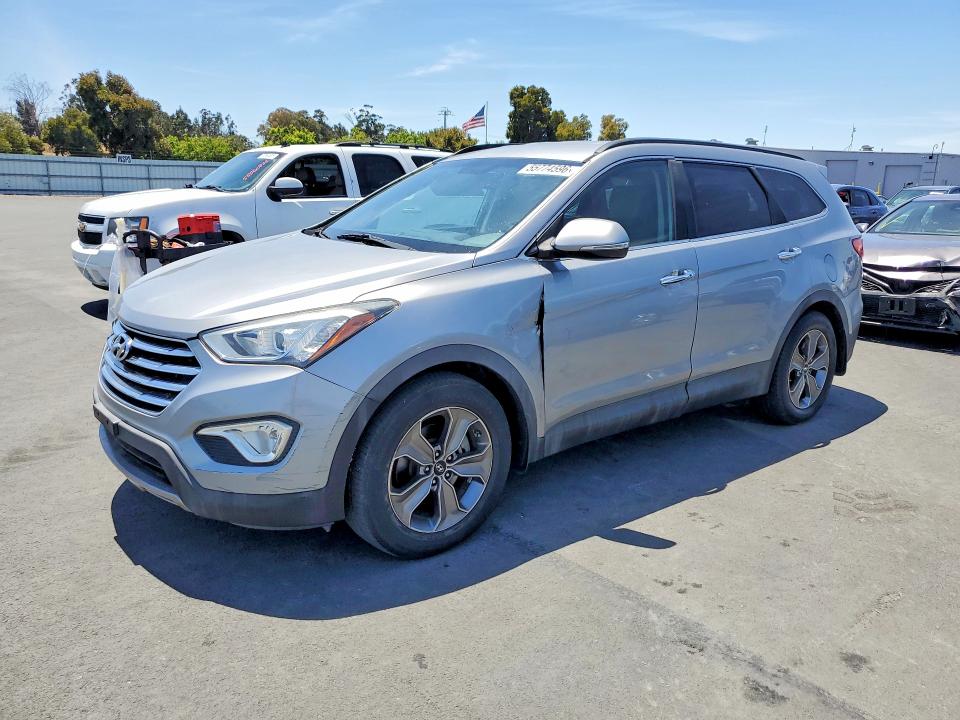 2014 Hyundai Santa fe VIN KM8SN4HF6EU067269 COPART salvage auction — FRONT END, Ca - Dis/Dlr/Exp Only Clean Title, sold $4,500 on 2026-07-06 (photo 1)