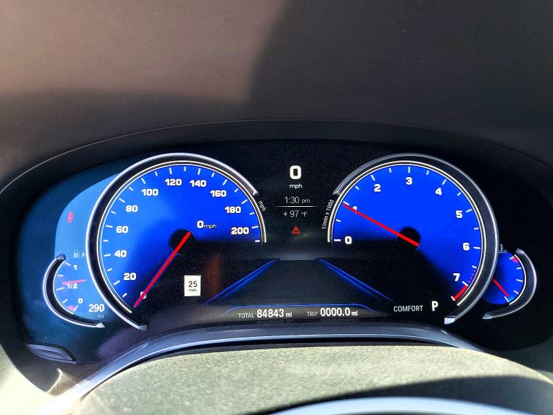 2016 BMW 7 series VIN WBA7E2C58GG547440 COPART salvage auction — SIDE, CA - SALVAGE CERTIFICATE, sold $8,800 on 2026-07-21 (photo 9)