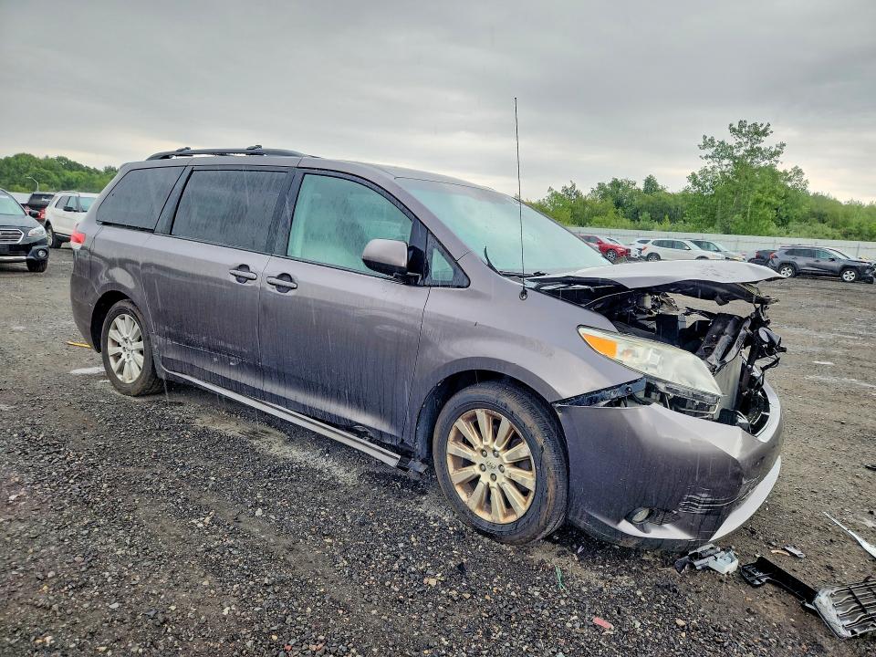 2012 Toyota Sienna VIN 5TDDK3DC2CS046223 COPART salvage auction — FRONT END, Ma - Cert Of Title-Reconstrctd Coll, sold $400 on 2026-07-22 (photo 4)