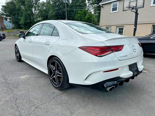 2021 Mercedes-benz Cla-klasse amg VIN W1K5J5BB0MN167360 COPART salvage auction — MINOR DENT/SCRATCHES, Fl - Certificate Of Title, sold $18,700 on 2026-07-29 (photo 2)