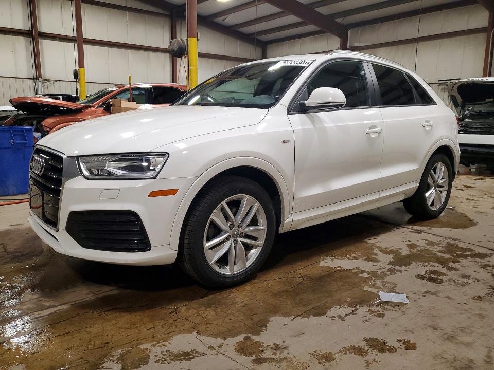 2018 Audi Q3 VIN WA1ECCFSXJR022134 COPART salvage auction — UNDERCARRIAGE, Pa - Certificate Of Salvage, sold $6,800 on 2026-07-07 (photo 1)