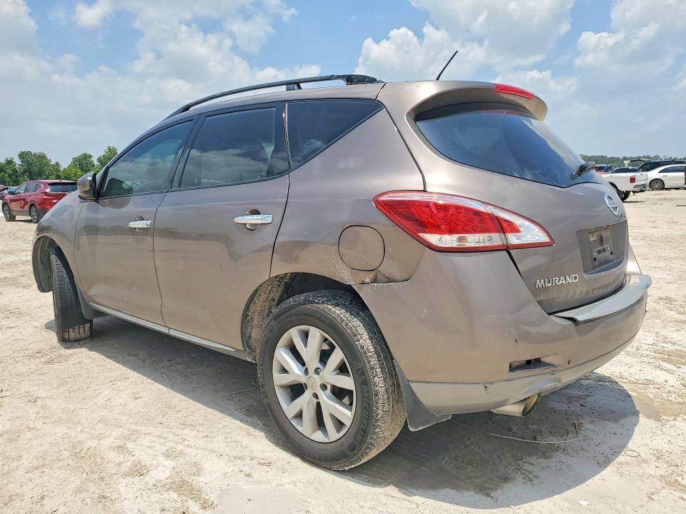 2011 Nissan Murano VIN JN8AZ1MU0BW050768 COPART salvage auction — REAR END, Tx - Salvage Vehicle Title, sold $675 on 2026-07-24 (photo 2)