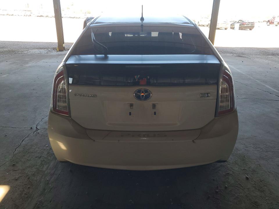 2013 Toyota Prius VIN JTDKN3DU5D5571775 COPART salvage auction — SIDE, Az - Cert Of Title - Salvage, sold $1,050 on 2026-07-06 (photo 6)