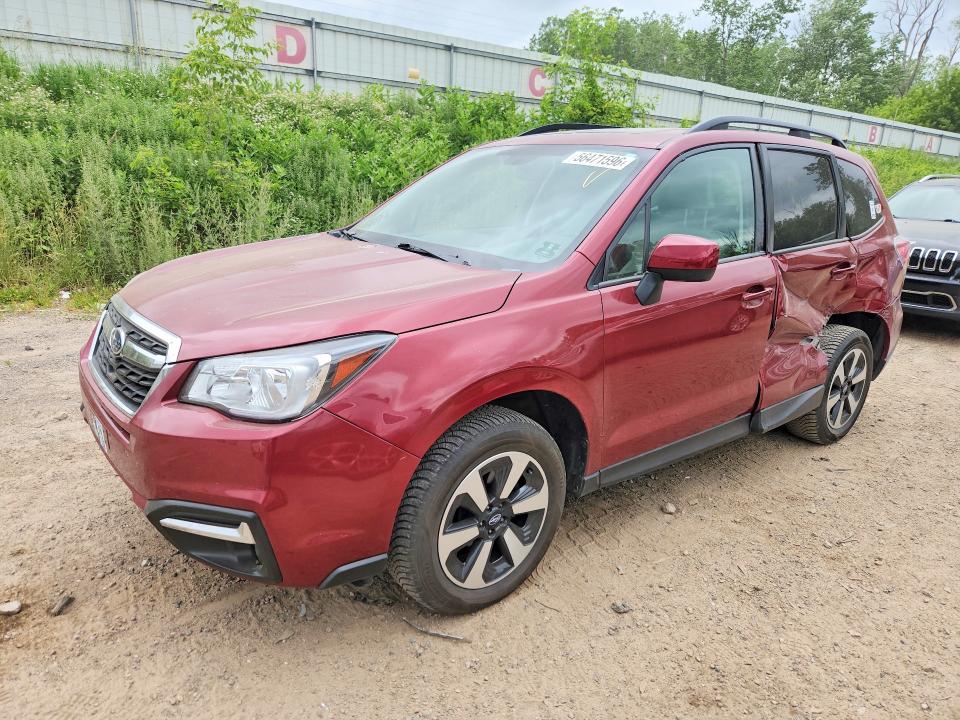 2018 Subaru Forester VIN JF2SJAGC5JH518525 COPART salvage auction — SIDE, Mi - Certificate Of Title, sold $2,450 on 2026-07-22 (photo 1)