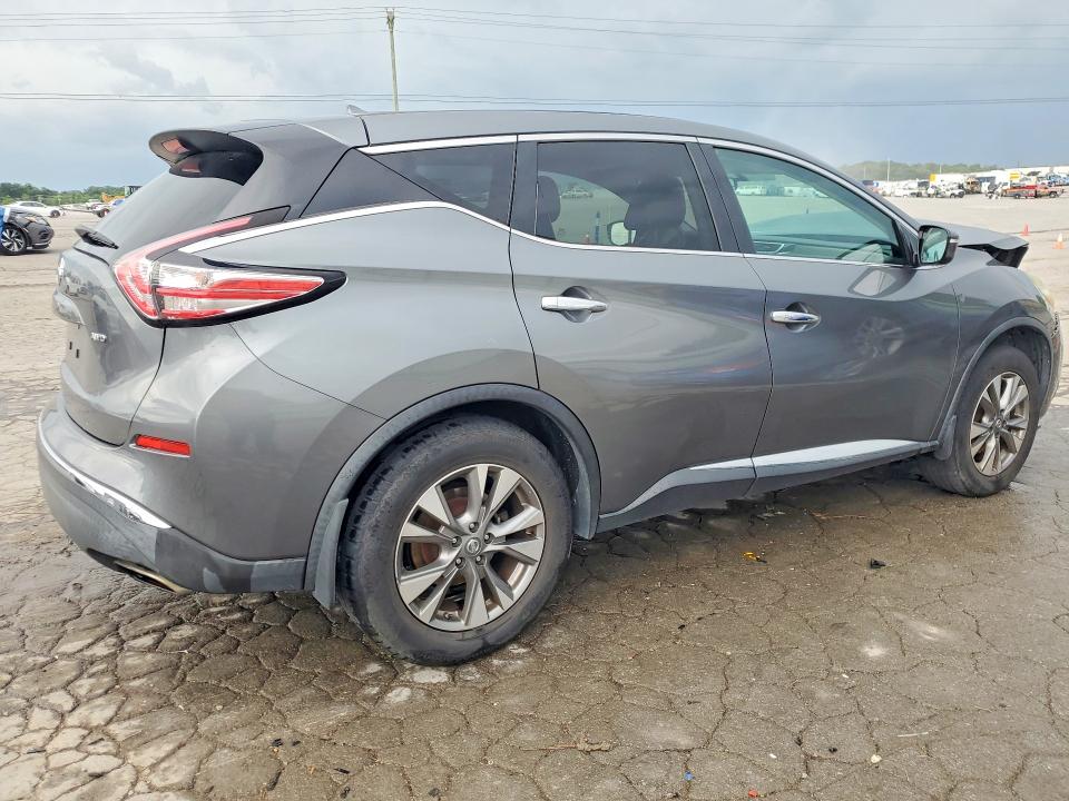 2015 Nissan Murano VIN 5N1AZ2MH4FN253299 COPART salvage auction — FRONT END, Tn - Salvage Certificate, sold $150 on 2026-07-06 (photo 3)