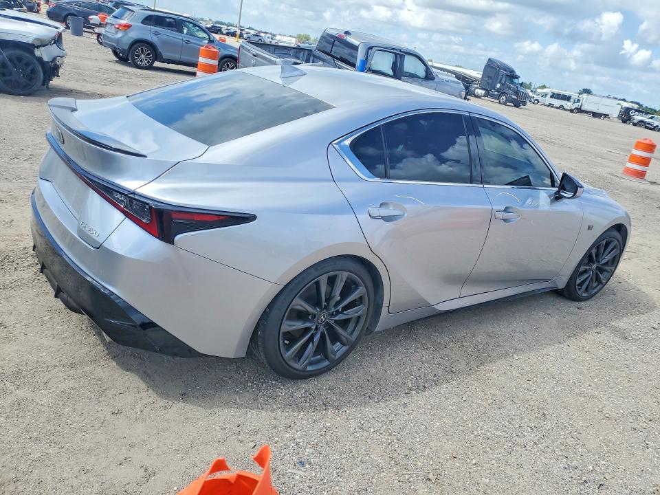 2025 Lexus Is VIN JTHBZ1B22S5086323 COPART salvage auction — SIDE, Tx - Salvage Vehicle Title, sold $6,300 on 2026-07-30 (photo 3)