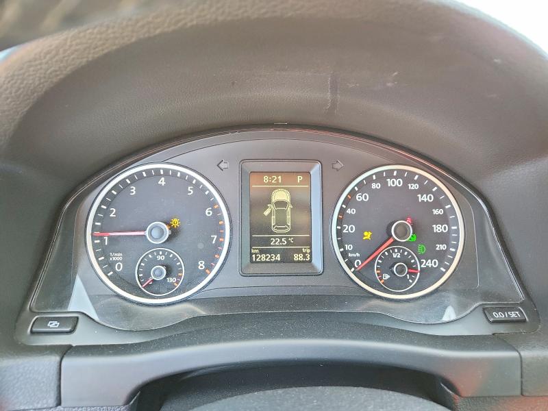 2012 Volkswagen Tiguan VIN WVGBV7AX3CW583921 COPART salvage auction — FRONT END, ON - PERMIT SALVAGE, sold $1,050 on 2026-08-13 (photo 9)