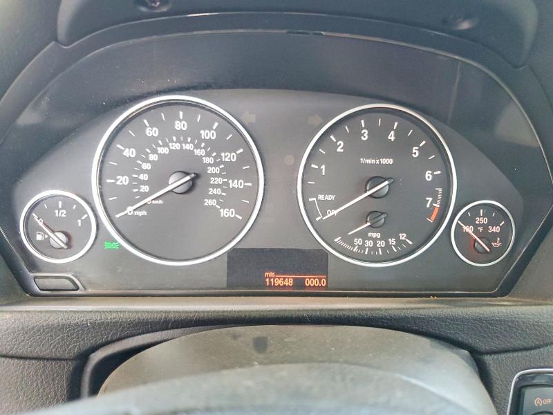 2012 BMW 3 series VIN WBA3C1C51CF430488 COPART salvage auction — ENGINE BURN, Tx - Salvage Vehicle Title, sold $525 on 2026-08-14 (photo 9)