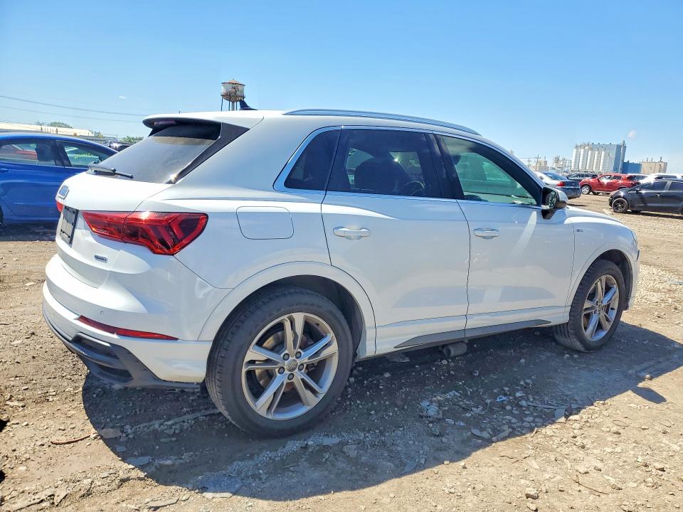 2020 Audi Q3 VIN WA1EECF34L1125344 COPART salvage auction — REAR END, Il - Salvage Certificate, sold $10,200 on 2026-07-22 (photo 3)
