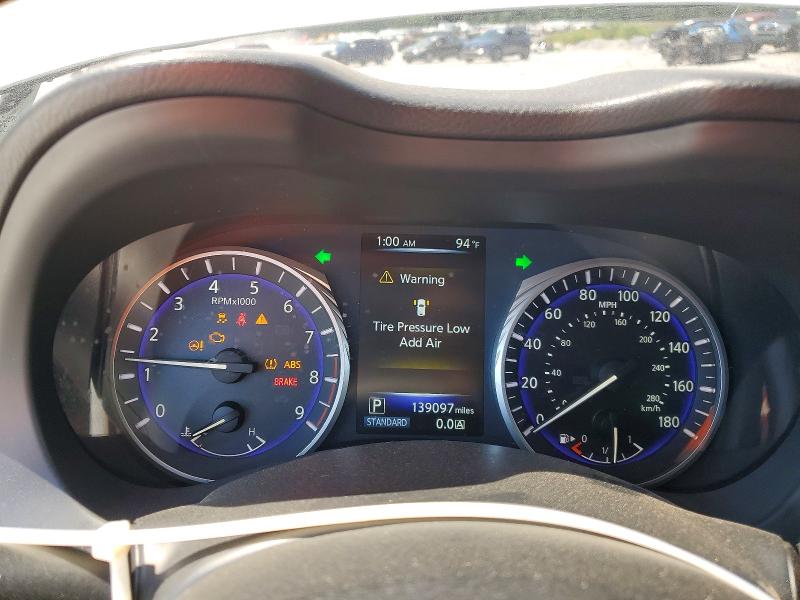 2014 Infiniti Q50 VIN JN1BV7AR6EM706859 COPART salvage auction — ROLLOVER, Ga - Cert Of Title-Salvage, sold $1,100 on 2026-07-16 (photo 9)