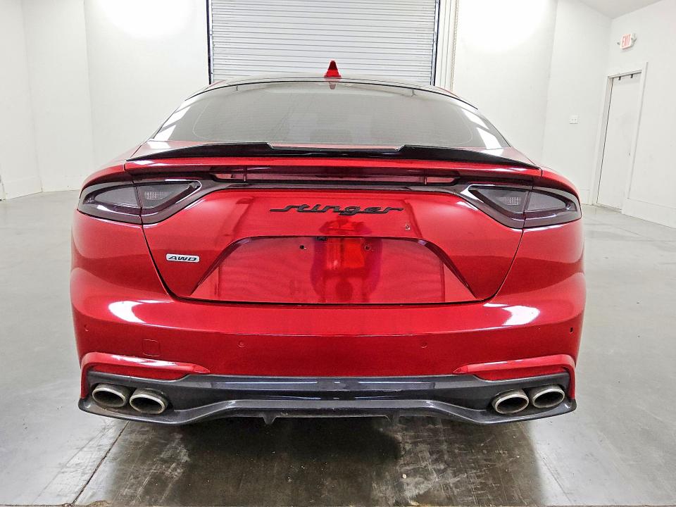 2019 Kia Stinger VIN KNAE15LA2K6046124 COPART salvage auction — FRONT END, TX - CERT OF TITLE-REBUILT SALVAGE, sold $4,900 on 2026-07-07 (photo 6)