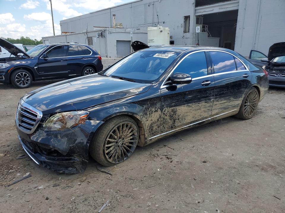 2018 Mercedes-benz S-klasse VIN WDDUG6EBXJA371095 COPART salvage auction — FRONT END, Va - Cert Of Title - Salvage, sold $500 on 2026-07-29 (photo 1)