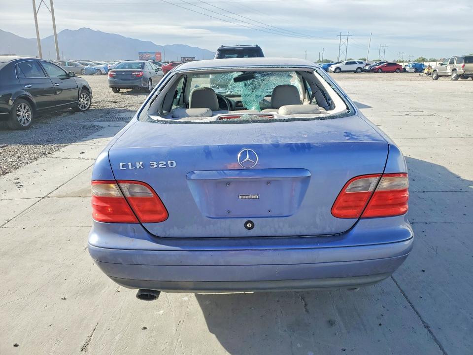 1999 Mercedes-benz Clk-klasse VIN WDBLJ65G2XF085593 COPART salvage auction — FRONT END, Ut - Salvage Certificate, sold $150 on 2026-07-20 (photo 6)