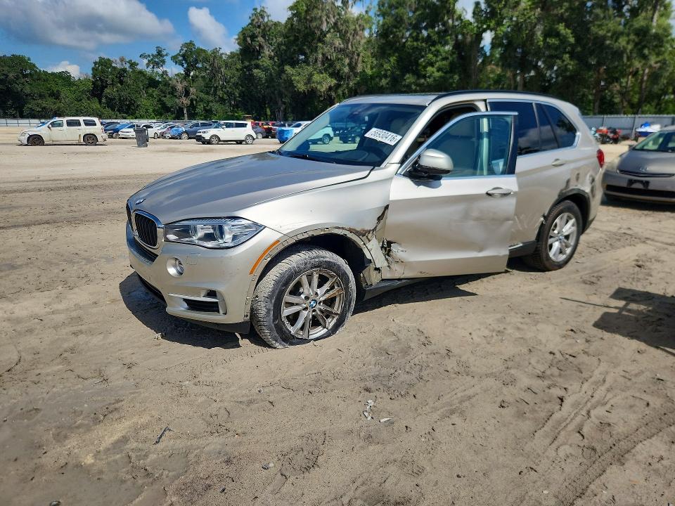 2015 BMW X5 VIN 5UXKR0C5XF0P14800 COPART salvage auction — SIDE, Fl - Cert Of Title Slvg Rebuildable, sold $3,200 on 2026-07-14 (photo 1)