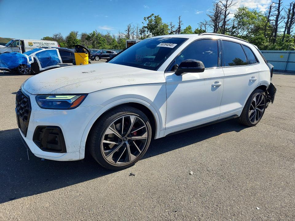 2023 Audi VIN WA1B4AFY4P2156101 COPART salvage auction — REAR END, Ny - Mv-907A Salvage Certificate, sold $19,500 on 2026-07-27 (photo 1)