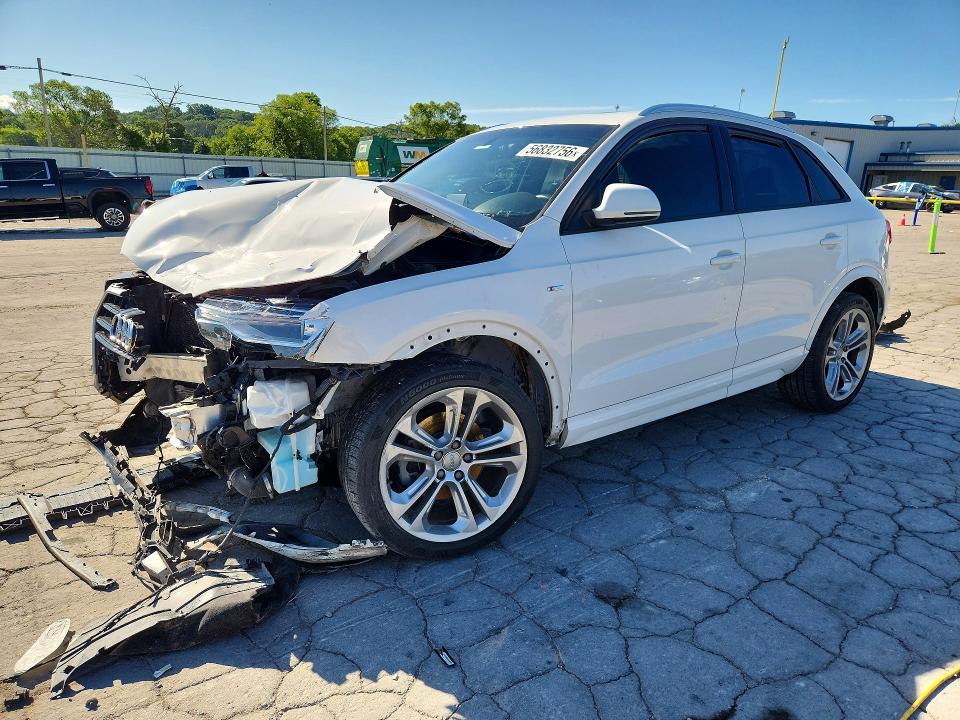 2018 Audi Q3 VIN WA1BCCFS0JR008343 COPART salvage auction — FRONT END, Tn - Salvage Certificate, sold $625 on 2026-07-06 (photo 1)
