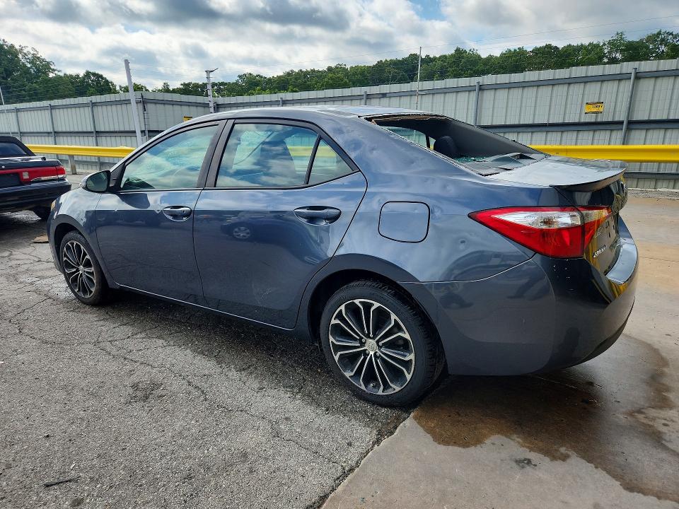 2015 Toyota Corolla VIN 5YFBURHE3FP220622 COPART salvage auction — HAIL, Ar - Certificate Of Title, sold $3,050 on 2026-07-22 (photo 2)