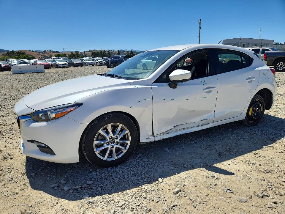 2018 Mazda 3 VIN 3MZBN1K75JM226024 COPART salvage auction — SIDE, Ca - Salvage Certificate, sold $3,550 on 2026-07-02 (photo 1)