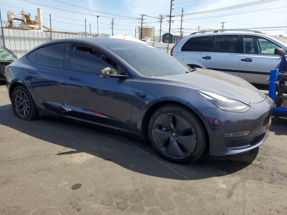 2022 Tesla Model 3 VIN 5YJ3E1EA5NF286149 COPART salvage auction — SIDE, Ca - Salvage Certificate, sold $6,000 on 2026-07-15 (photo 4)