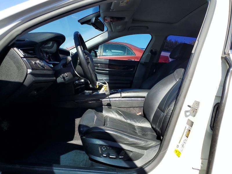 2011 BMW 7 series VIN WBAKB4C52BC574261 COPART salvage auction — VANDALISM, CA - SALVAGE CERTIFICATE, sold $100 on 2026-07-07 (photo 7)