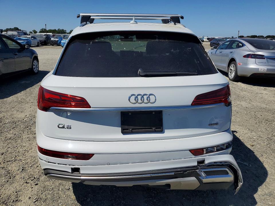 2021 Audi Q5 VIN WA1CAAFY8M2009059 COPART salvage auction — FRONT END, CA - SALVAGE CERTIFICATE, sold $4,450 on 2026-07-21 (photo 6)