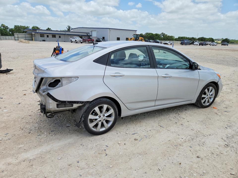 2014 Hyundai VIN KMHCU4AE3EU676750 COPART salvage auction — REAR END, Tx - Salvage Vehicle Title, sold $1,700 on 2026-07-16 (photo 3)