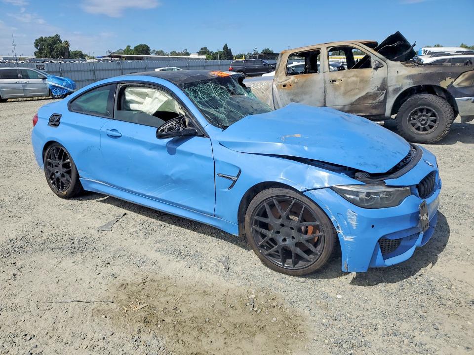 2019 BMW M4 VIN WBS4Y9C52KAG67747 COPART salvage auction — FRONT END, Va - Cert Of Title - Salvage, sold $7,600 on 2026-07-02 (photo 4)