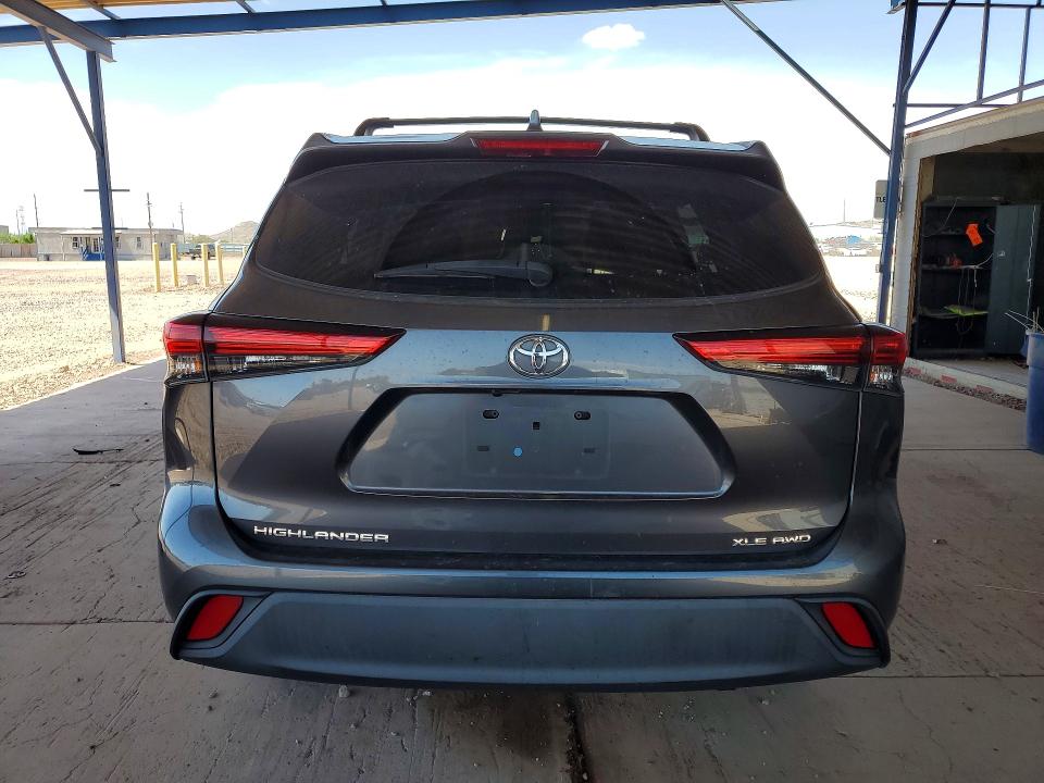 2020 Toyota VIN 5TDGZRBH9LS514037 COPART salvage auction — SIDE, Az - Cert Of Title - Salvage, sold $11,000 on 2026-07-16 (photo 6)