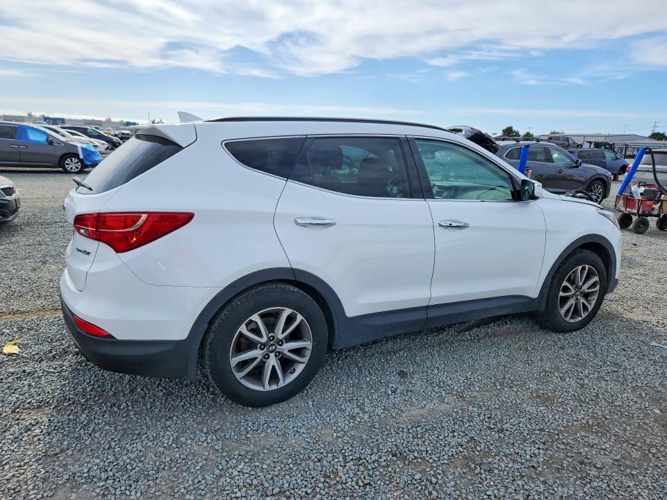 2014 Hyundai Santa fe VIN 5XYZU3LA7EG198532 COPART salvage auction — MINOR DENT/SCRATCHES, Ca - Dis/Dlr/Exp Only Clean Title, sold $2,400 on 2026-07-03 (photo 3)