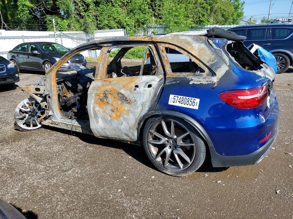 2019 Mercedes-benz Glc class VIN WDC0G6EB4KF666006 COPART salvage auction — BURN, On - Permit Irrepairable, sold $475 on 2026-07-02 (photo 2)